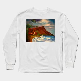Mystic Cottage by the Sea Long Sleeve T-Shirt